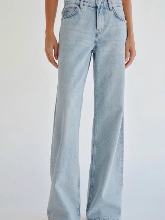 Reformation Denim - Reformation Cary Slouchy Low-Rise Wide-Leg Jeans